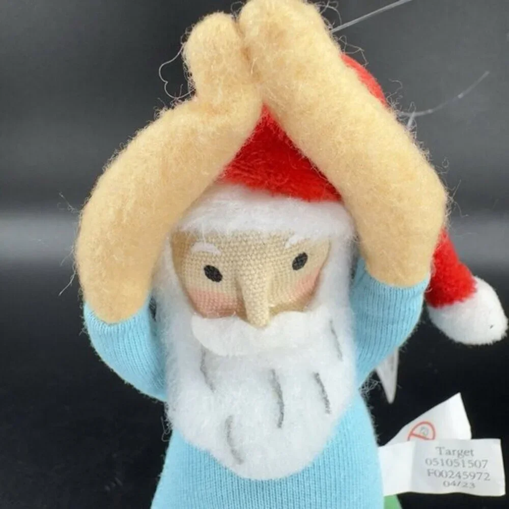 Target Contemporary‎ Resting Santa Claus Ornament Figurine Fabric Figurine Decor